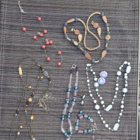 Beaded Bundle 6 Necklaces, 1 Bracelet, 6 Earring Pairs item