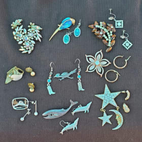 9 Brooch & Earring Bundle item
