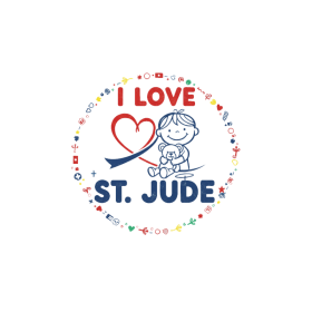 I Heart St. Jude Bib item