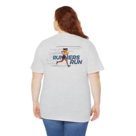 Fish Eat Fish / Runners Run Adult Tee (female ch) (2XL-3XL) item