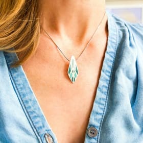 Sterling Silver & Enamel Pendant by Keen Studio item