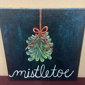 Handmade Holiday Paintings Valued at $80. item