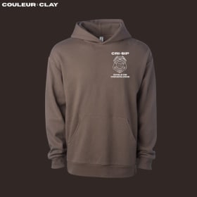 Hoodie badge simple CLAY item