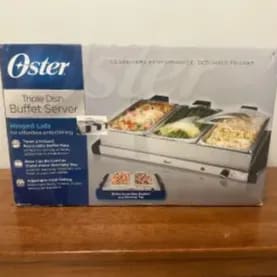 Oster Triple dish Buffet Server item