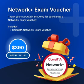 Network+ exam Voucher item