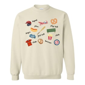 Youth S - Adult XL Baseball Things Sweatshirt item