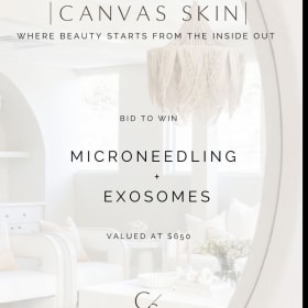 Canvas Skin Microneedling Treatment and Imera Toner Pads item