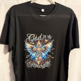 God is my Strength T-shirt item