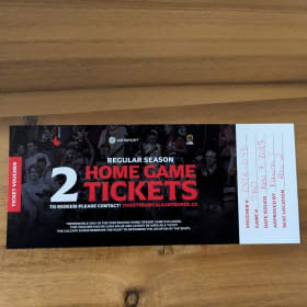 37 - 2 Calgary Surge courtside tickets - valued at $230+ item