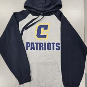 Blue "C" Patriots Blue/Gray Hoodie item