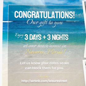 SONIC EDGE ITEM-3 nights in Navarre, Florida! item