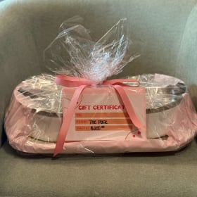 The Pack $100 Gift Certificate + dog bowl set & mat item