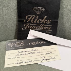 Hicks Jewellers $150 Gift Certificate item