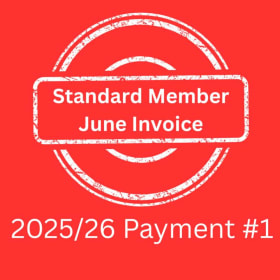 2025/26 Standard Membership (June Invoice) item