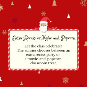 Extra Recess Party or Movie & Popcorn Day item