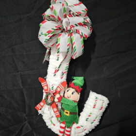 Elf Candycane Decor item