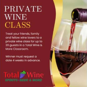 Total Wine Private Wine Class for 20 & JP's Comedy Club item