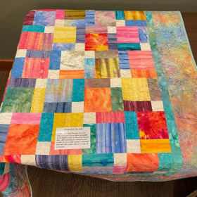 Handcrafted Baby Quilt item