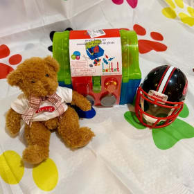 Teddy Bear, Helmet and Diving Set item