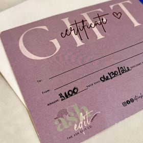 Ash Edit Gift Certificate item