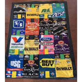 Torq'd Handmade T-Shirt Quilt item