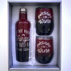 Wine Carafe & Glasses Gift Box item