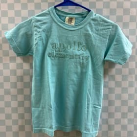 *CLEARANCE* Light Teal Embroidered T-Shirt item