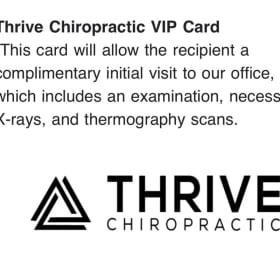 Thrive Chiropractic VIP Card item