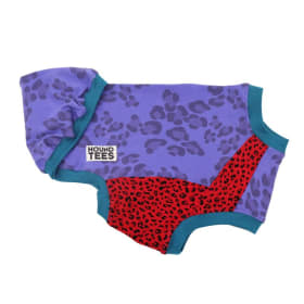 HoundTee Purple Leopard Tee - Whippet XL item