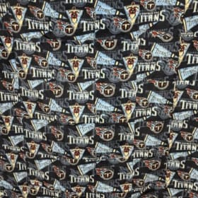 Handmade reversible cotton and fleece quilt item