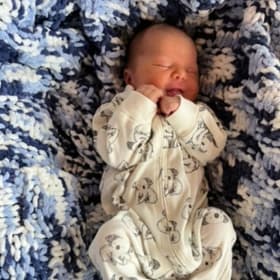 A Handmade Baby Blanket! item