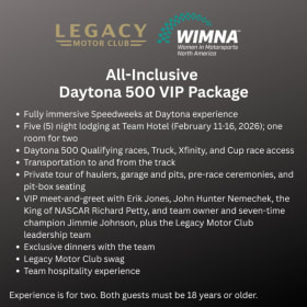 Legacy Motor Club 2026 Daytona 500 VIP Experience item