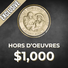 Exclusive Sponsorship -  Hors d’oeuvres - $1,000 item