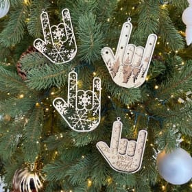 $100 Gift Card & ASL Ornament Set from Wren’s Workshop 🤟 item