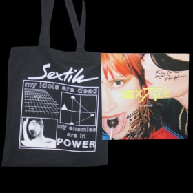 Sextile Collector's Item: Signed Vinyl & Tote Bag item