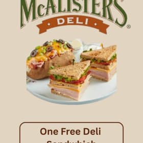 McAlister's Deli (Total Value ~ $10) item