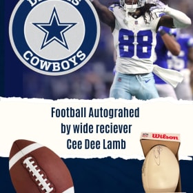 Autographed Mini Football (Total Value ~ $200) item