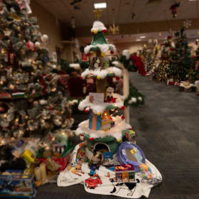 Tree 25-025 - "Sandy Claws Loves Feline Festivities" item