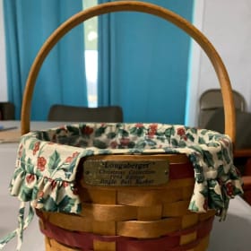 Longaberger basket 1994 Jingle Bell Basket item