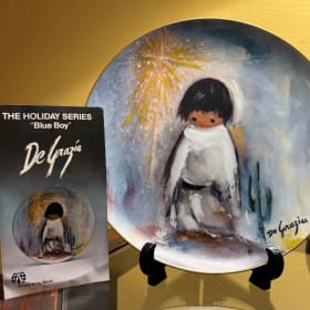 DeGrazia "Boy Blue" 1982 Vintage Collector Plate item