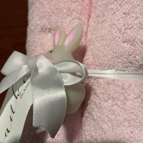Brand New Bunny eared hooded towel item