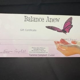 Massage Gift Certificate item