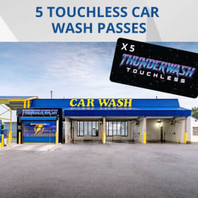 5 Free THUNDERWASH Passes #1 item