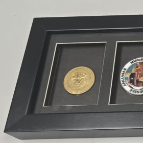 Framed Challenge Coin Set item