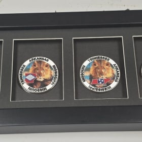 Framed Challenge Coin Set item