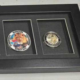 Framed Challenge Coin Set item