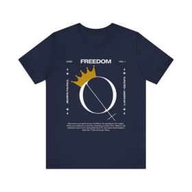 Unmasking Freedom Tee – Q Symbol Graphic Shirt item