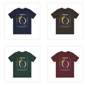 Unmasking Freedom Tee – Q Symbol Graphic Shirt item