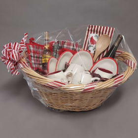 Red & White Basket #48 item