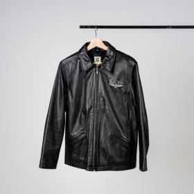 Lyn St. James Indianapolis 500 Leather Jacket item